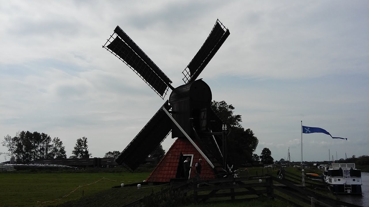 Spinnekopmolen Heechhiem l malend op 16 augustus