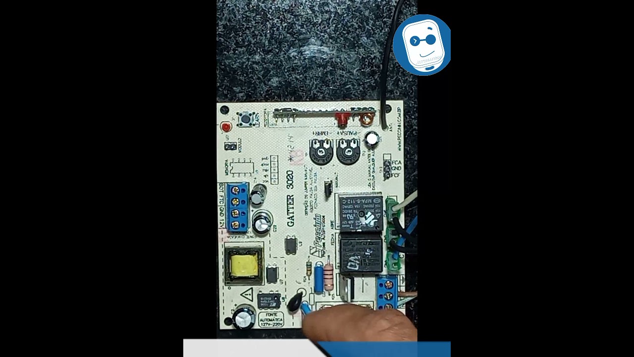 Como deletar, apagar, resetar, excluir os controles na placa PECCININ modelo Gatter CP3020