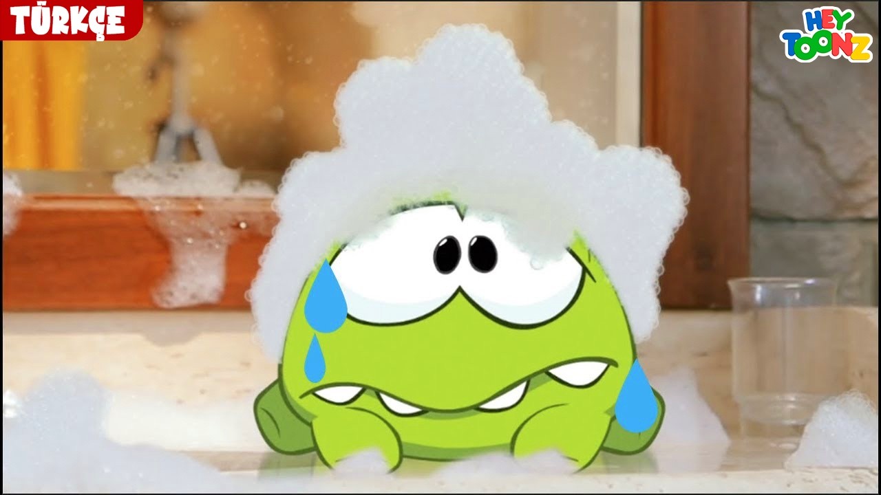 Renkli Yumurta Smash Challenge🥚🍬| Om Nom| Om Nom Çizgi Film | Om Nom adventures