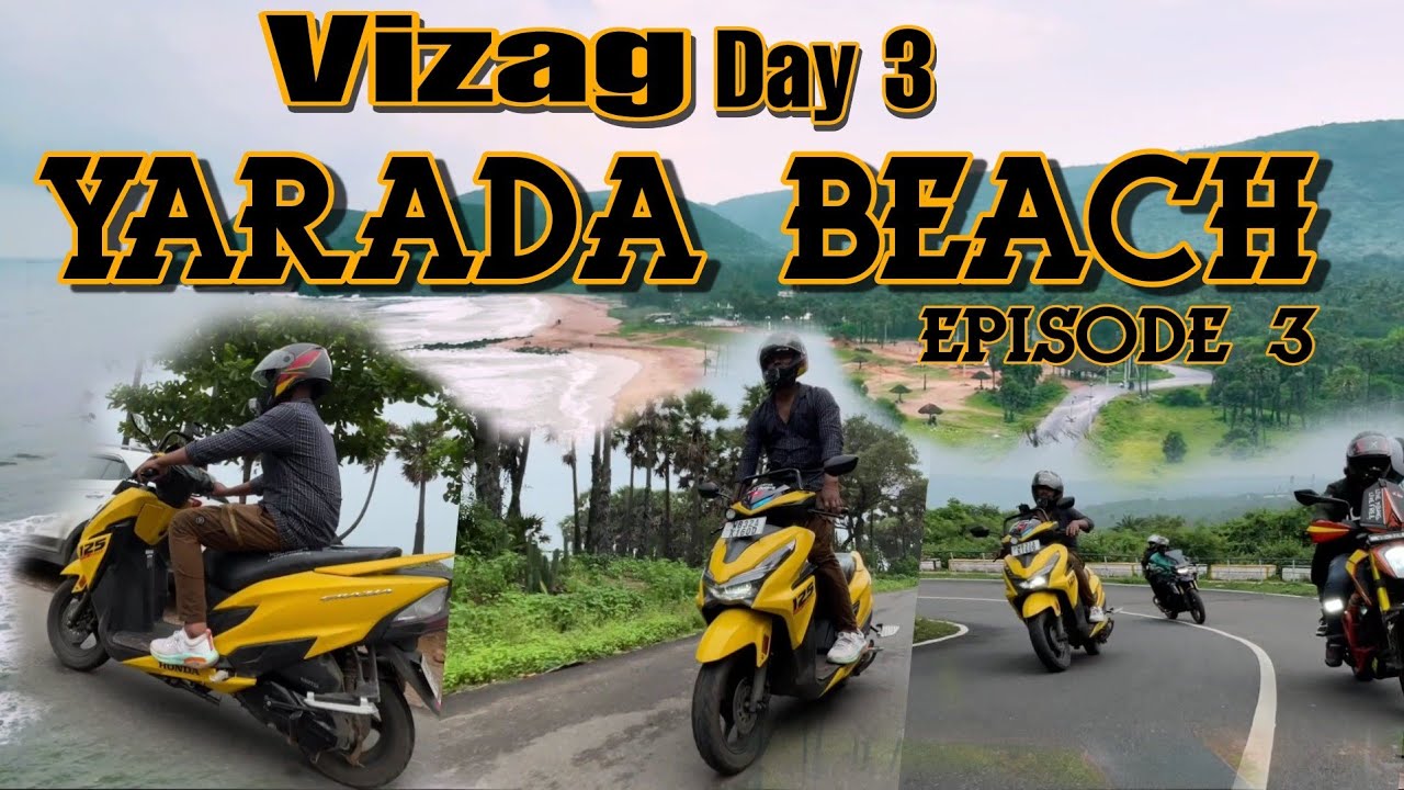 Yarada Beach||Rk Beach||Vizag Episode 3|Day 3|Contai to Vizag|#vizag #yaradabeach #visakhapatnam