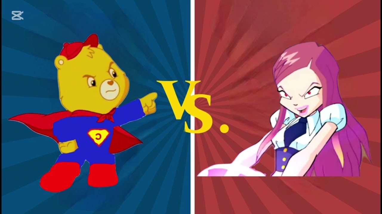 Funshine Bear Superman Bear VS. Dark Roxy
