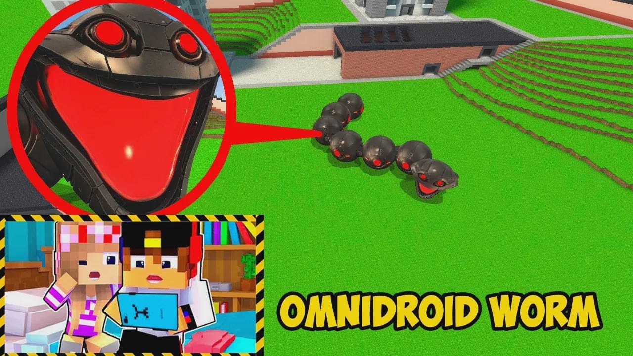 My Drone Caught an Omnidroid Worm in Real Life! Girl Noob vs Pro Minecraft Troll Video