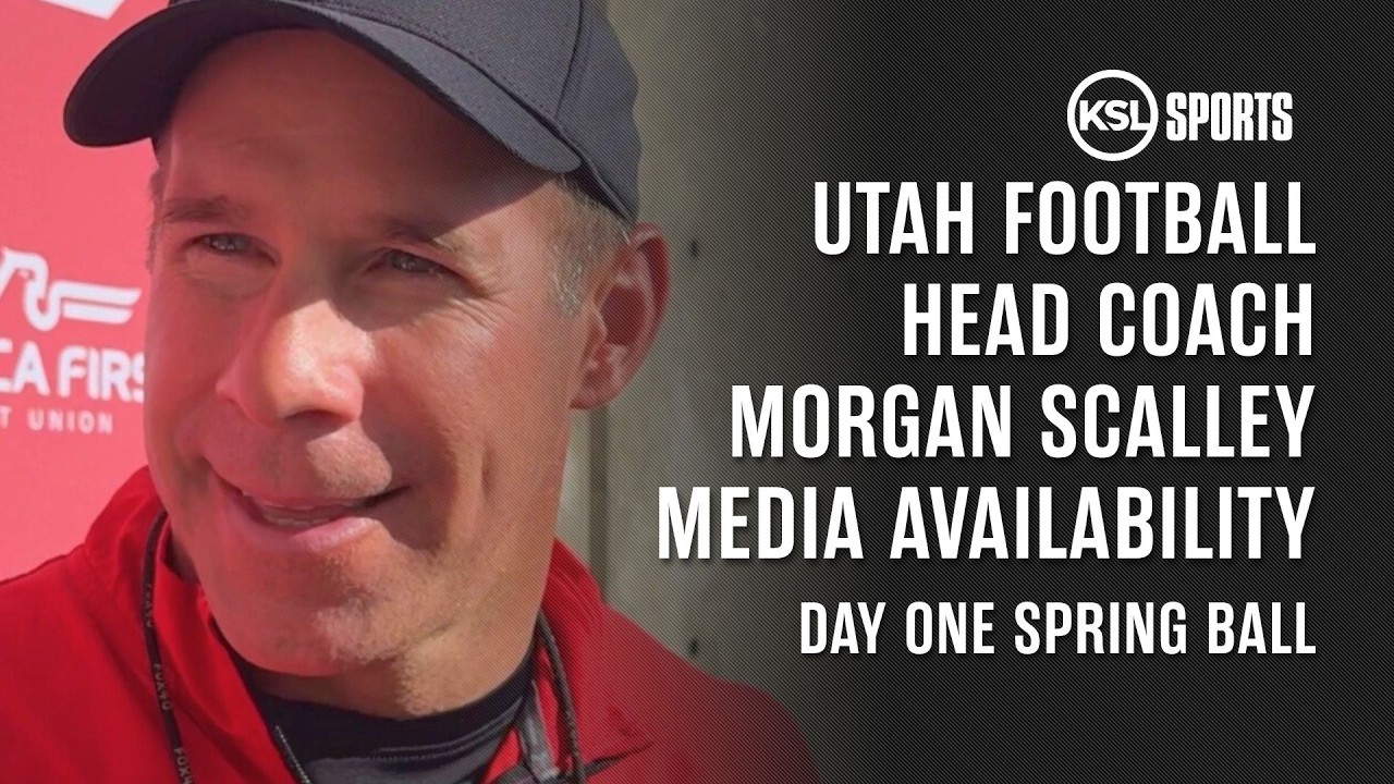 Utah Football Head Coach Morgan Scalley Media Availability: Day One Spring Ball