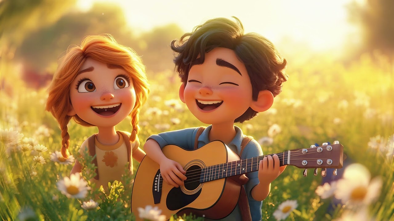 🎶 Happy Guitar Music for KiDS to Start the Day ✨