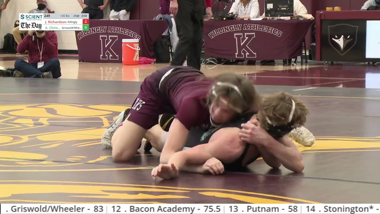 Richardson over Christie in ECC Wrestling 145-pound final