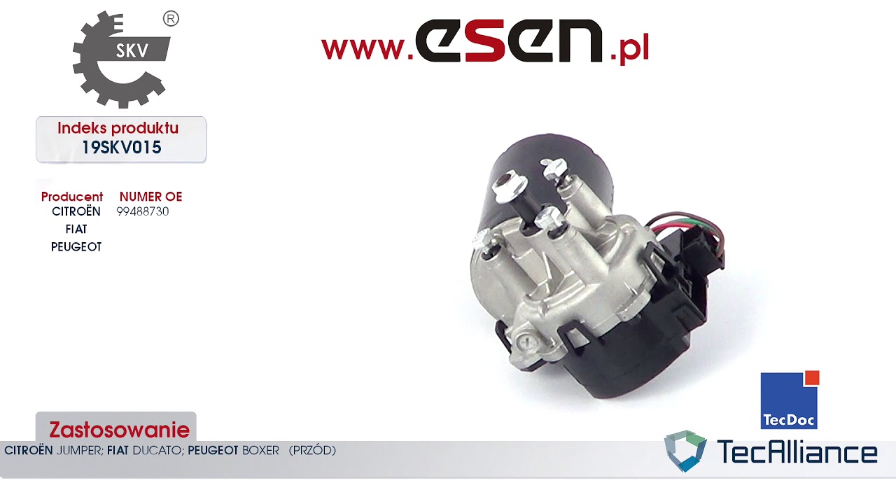 Silnik wycieraczki  FIAT DUCATO  CITROEN JUMPER PEUGEOT BOXER  OE 9948873, 99488730