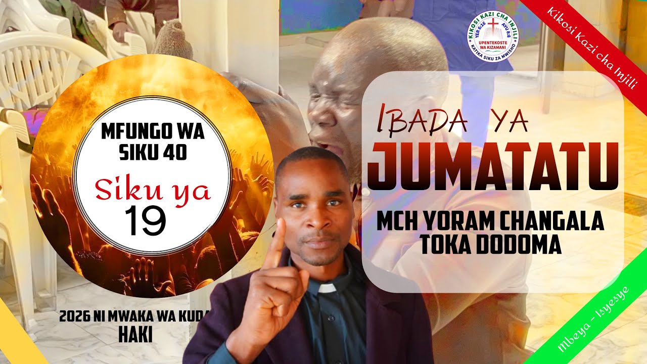 Mch Yoram - Ibada ya Jumatatu - kikosi kazi cha injili