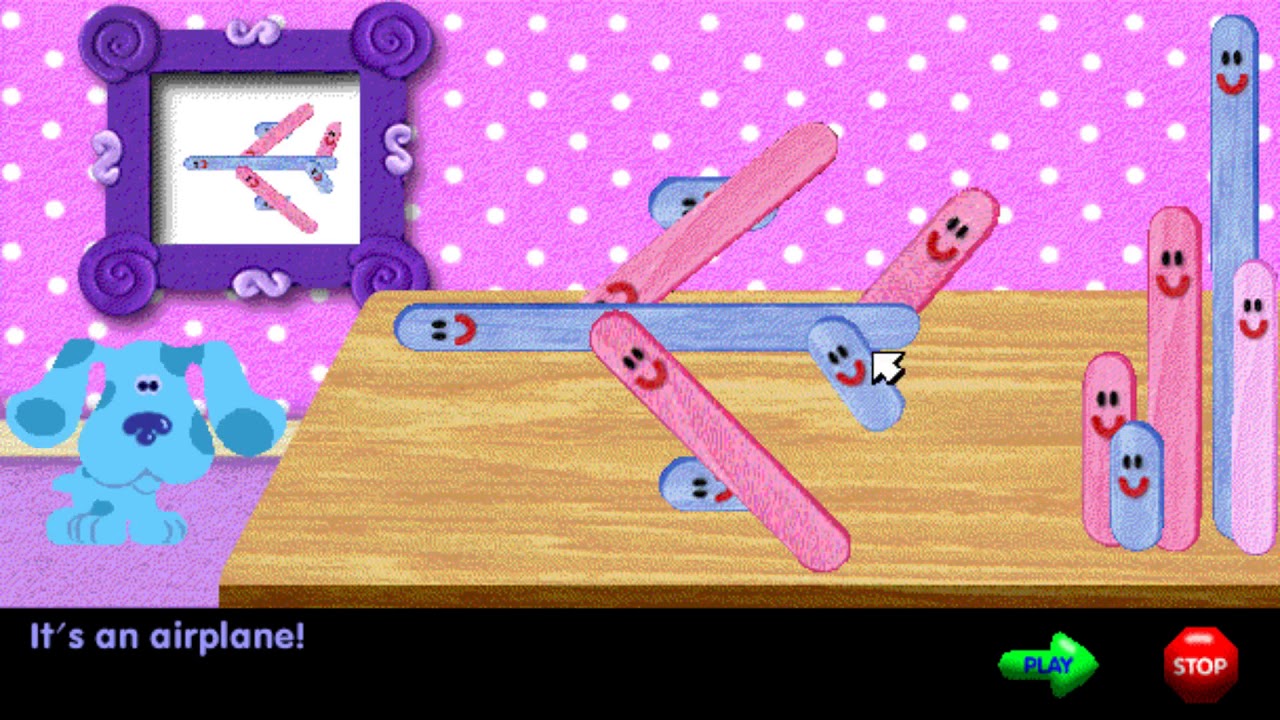 Blue's Clues - The Popsicle Project (1999 PC Game)