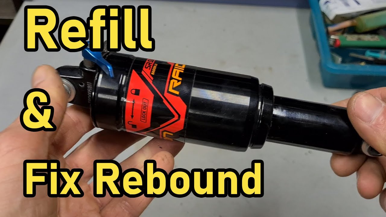 Refill and Rebound Fix of a SR Suntour Raidon Shock