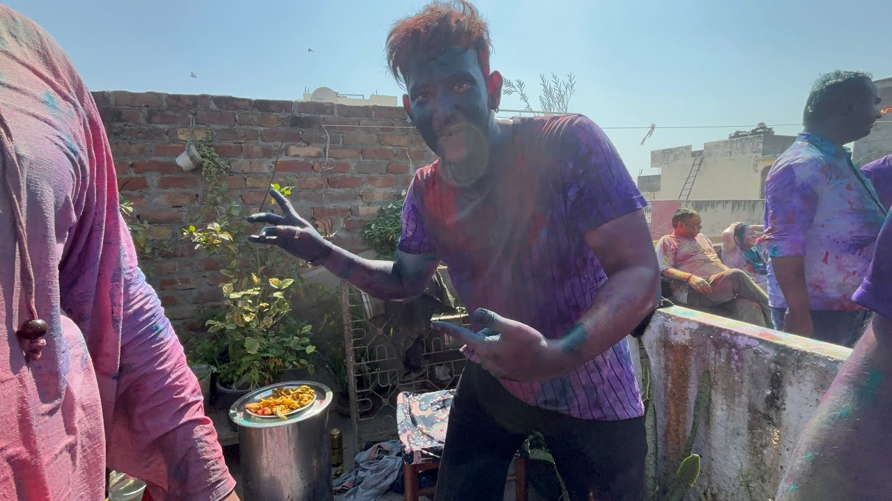 Happy holi vlog😅| simon massey vlog | #new #trending #funny #dailyvlog #comedy #happy #holi #shorts 