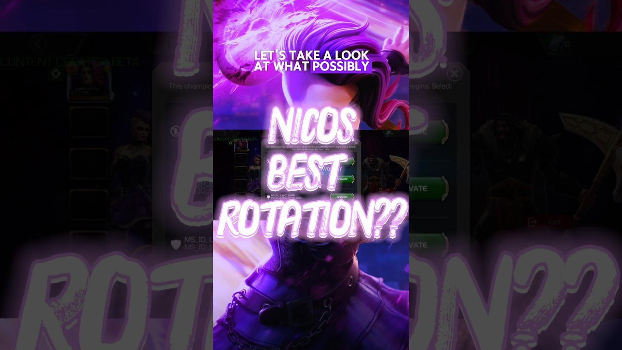 Nico Minoru Best Rotation Special 2 or Sp2-Sp1&rsquo;s #marvelcontestofchampions #nico #nicominoru #mcoc