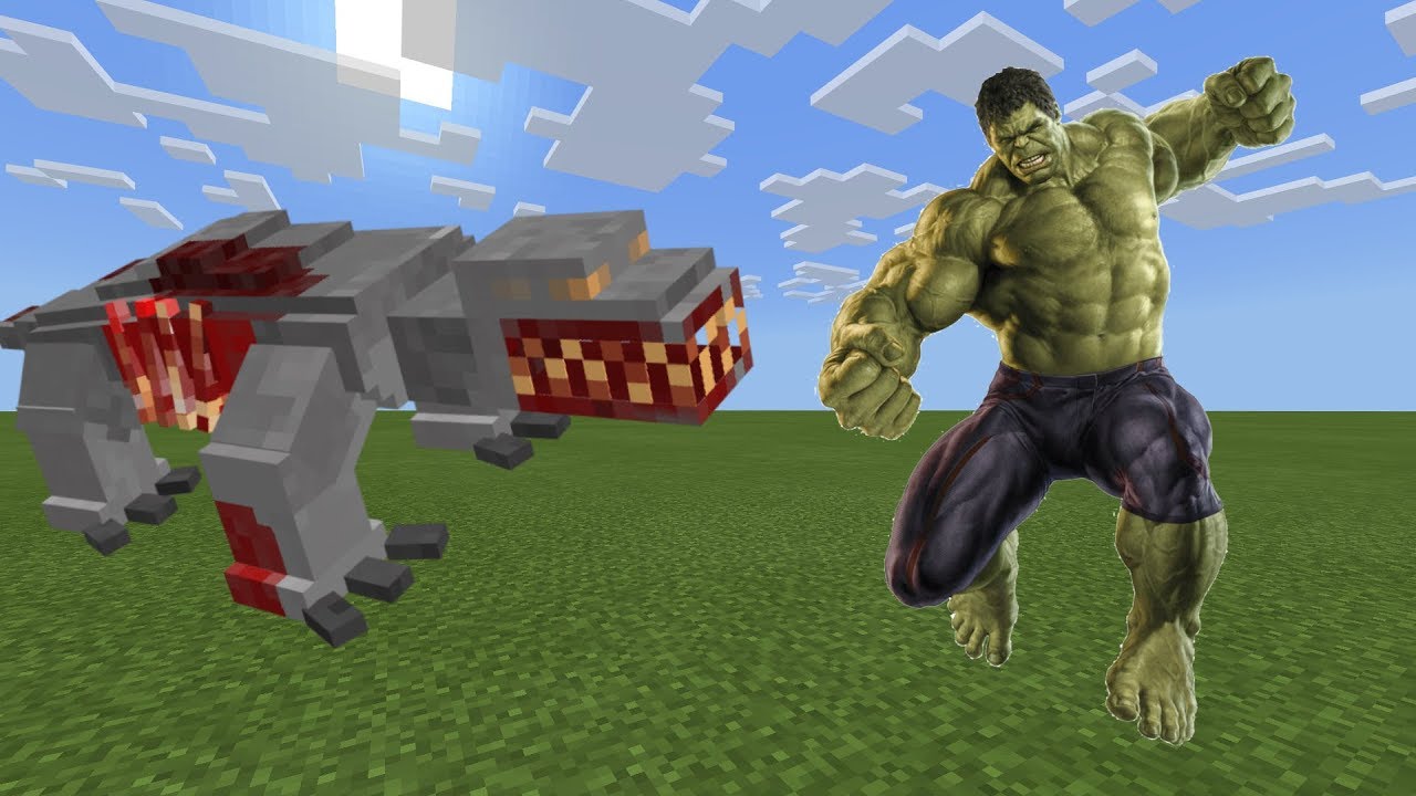 HULK vs SCP-682 in Minecraft PE