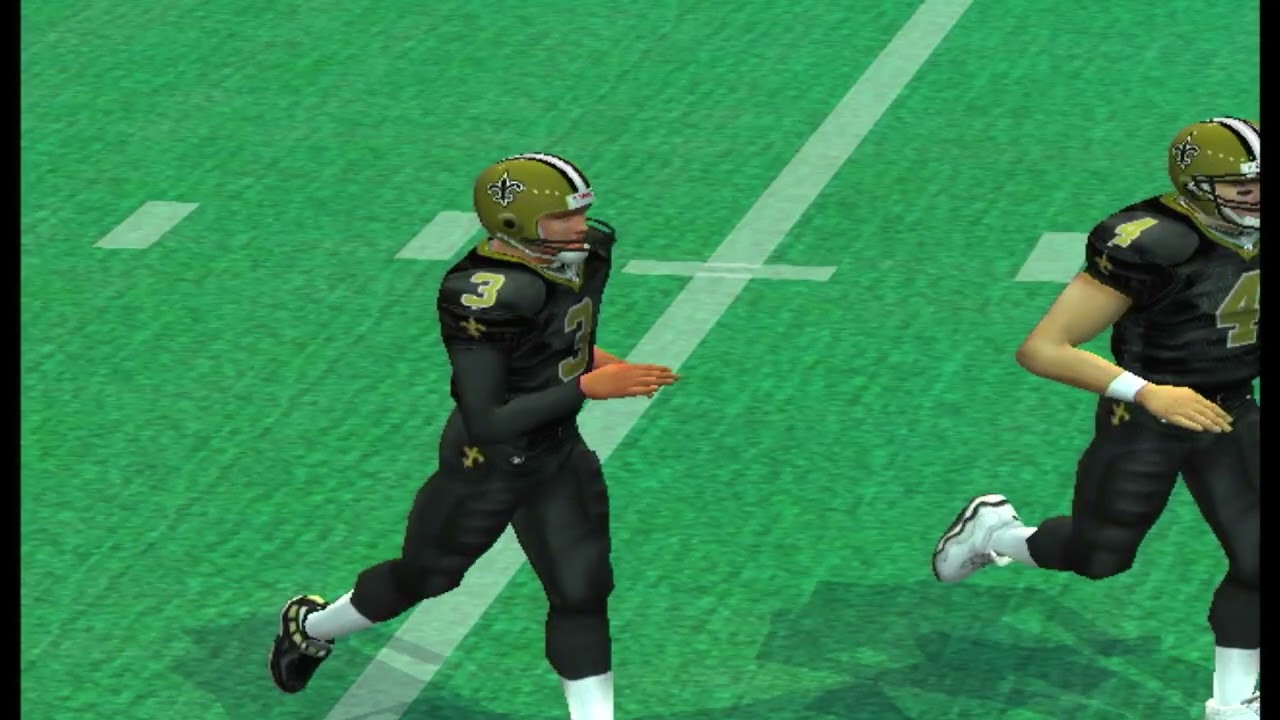 Madden NFL 07 (PS2) colts vs saints (at created stadium)