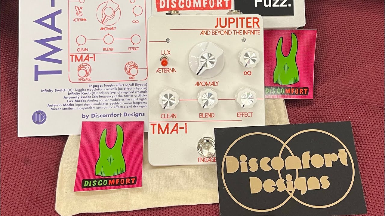 1/30/2024 Experiment Discomfort Designs TMA-1 Jupiter And Beyond the Infinite ring modulator pedal