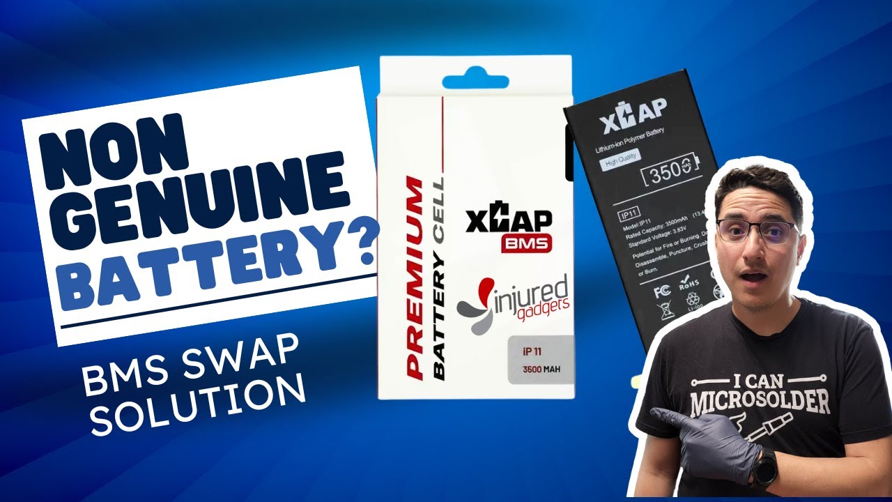 How Not To Lose Battery Health After iPhone 11 Battery Replacement. BMS Swap Spot Welding Tutorial