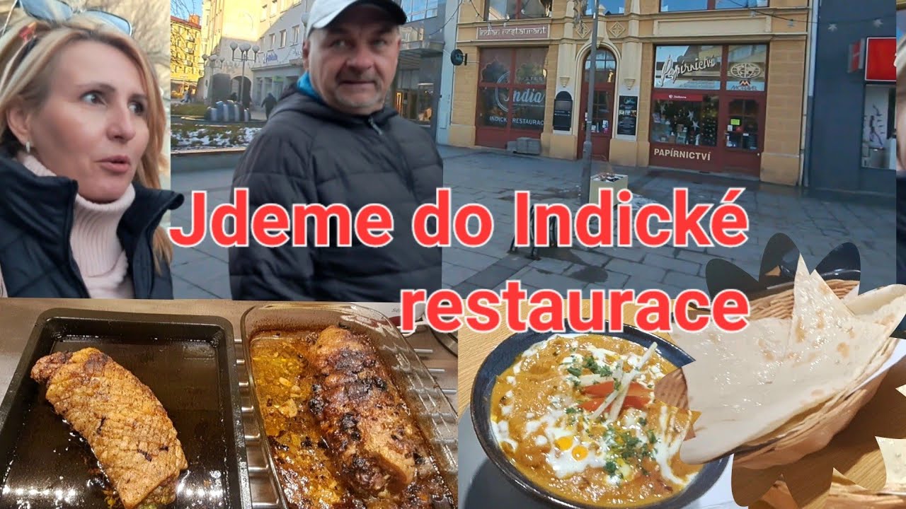 Luxusni domácí BŮČKOVÉ ROLÁDY dva druhy 😋 Oběd v INDICKÉ restauraci v Opavě 👍👌