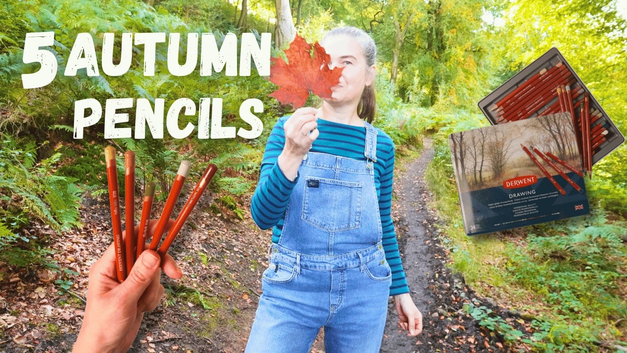 🌳 Park-Inspired Sketching with Derwent Pencils 🎨 | 5 Pencil Art Challenge ✏️ #SketchWithMe
