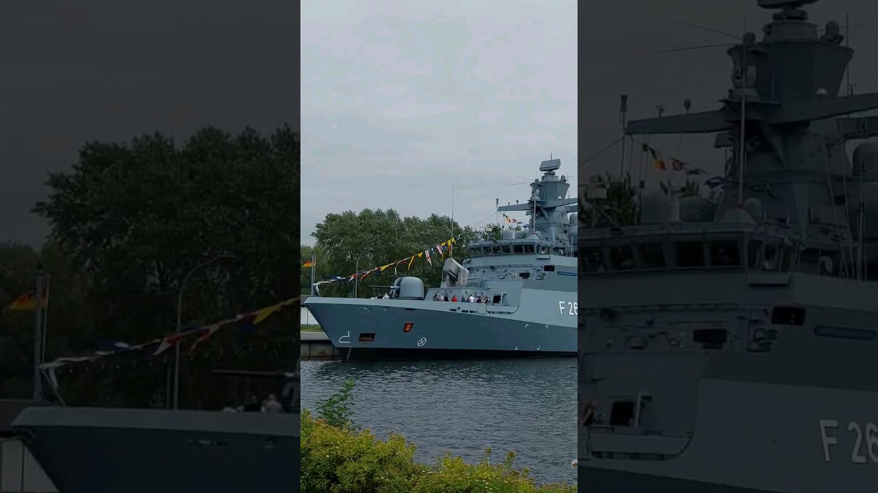 German Navy 1st corvette squadron in Rostock 🚢⚓️