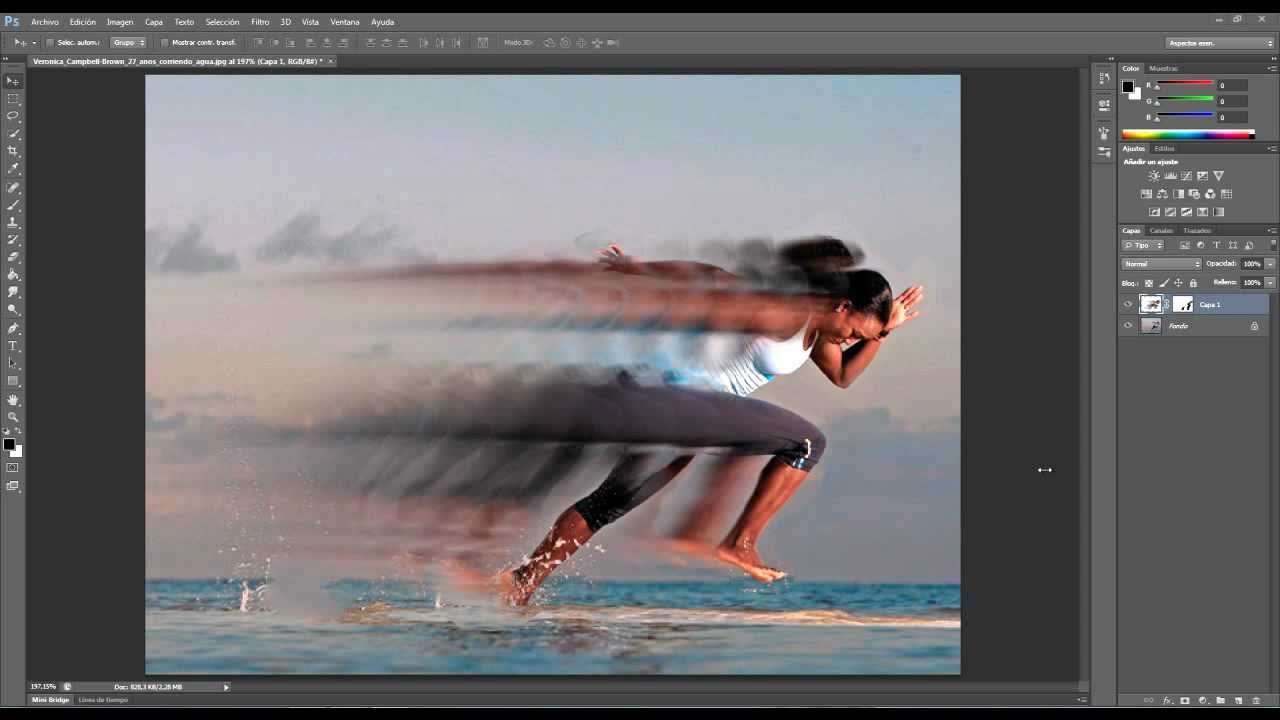 Tutorial photoshop, efecto velocidad.