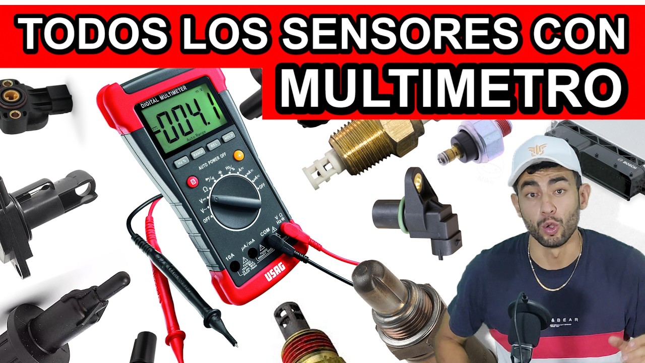 COMO PROBAR TODOS LOS SENSORES CON MULTIMETRO | FALLAS - IAT, MAF, CMP, CKP, ECT, OS -SÍNTOMAS Y MÁS