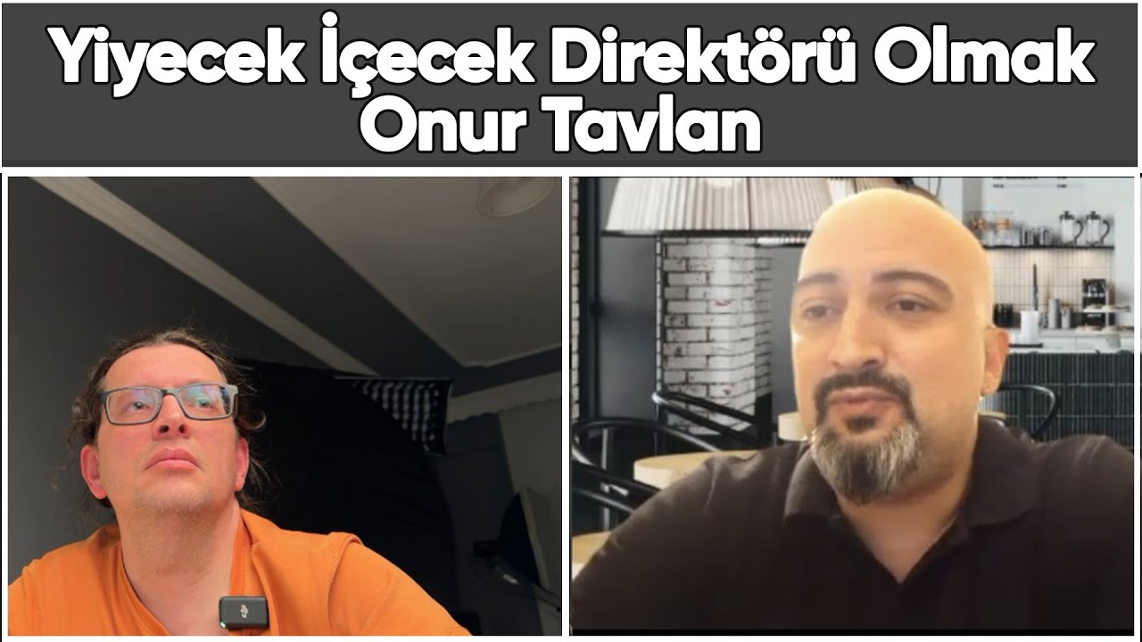 Yiyecek İçecek Direktörü Olmak | Onur Tavlan