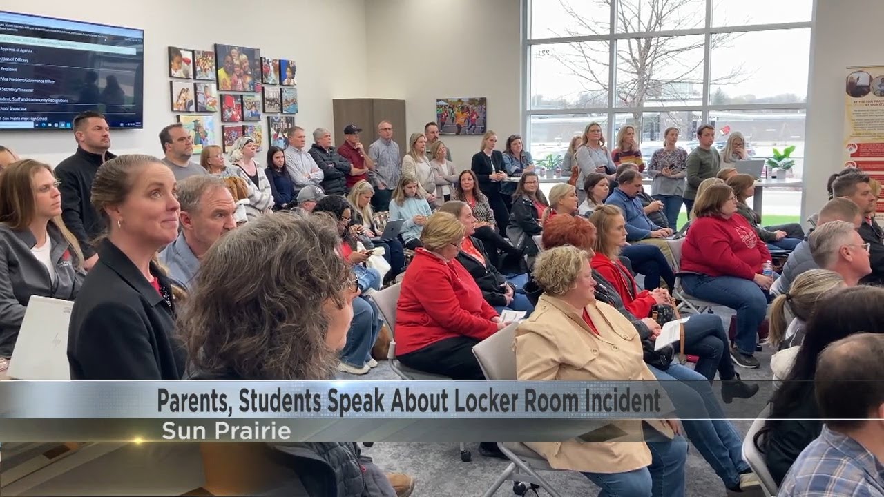 Sun Prairie parents, students speak to school board about girls' locker room incident