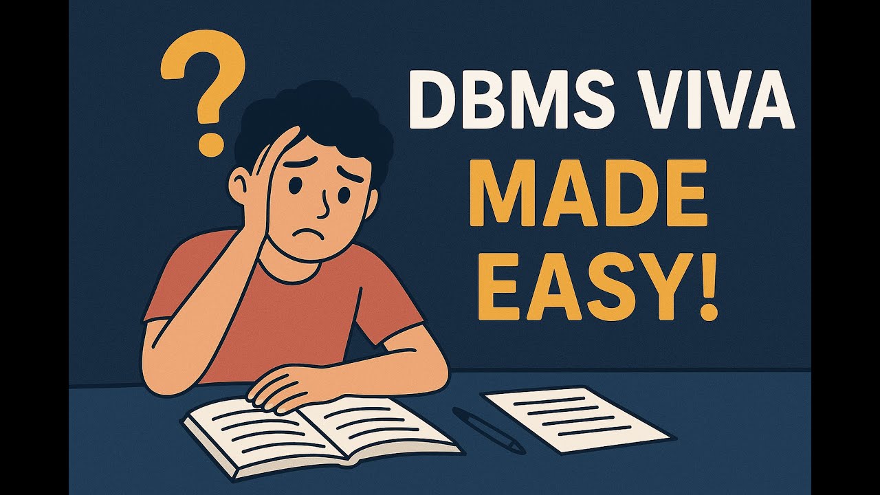 DBMS- VIVA questions with answers