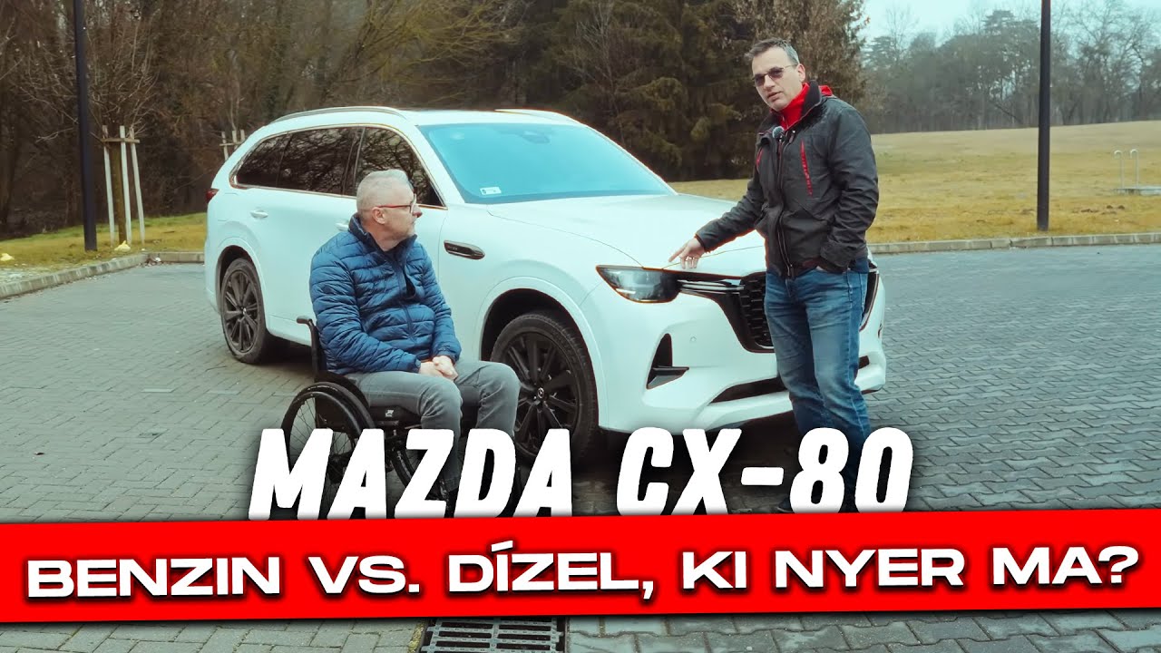 MELYIK A JOBB? A benzin VAGY a dízel?  - Mazda CX-80 összehasonlító teszt (Garázs Ep. 1036.)