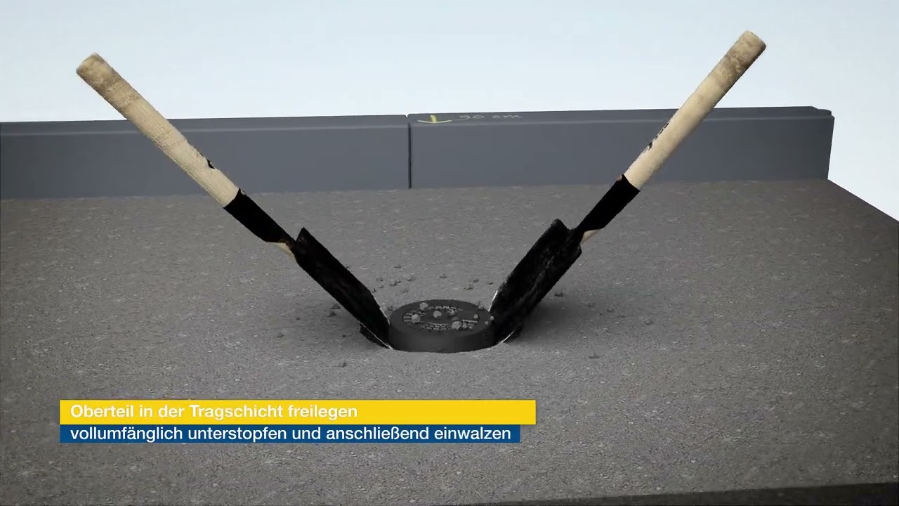 Einbauempfehlung Höhenverstellbare Strassenkappen