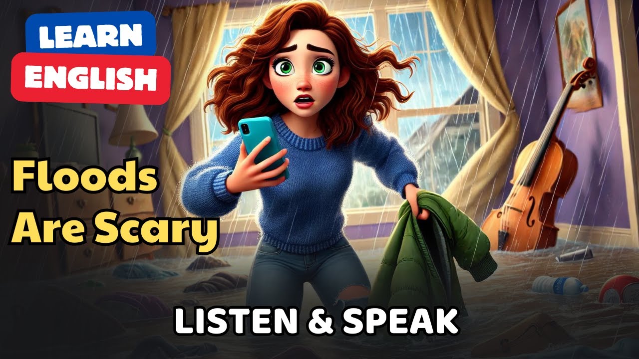 Floods Are Scary | Practice English Listening and Speaking Skills | Improve Your Vocabulary
