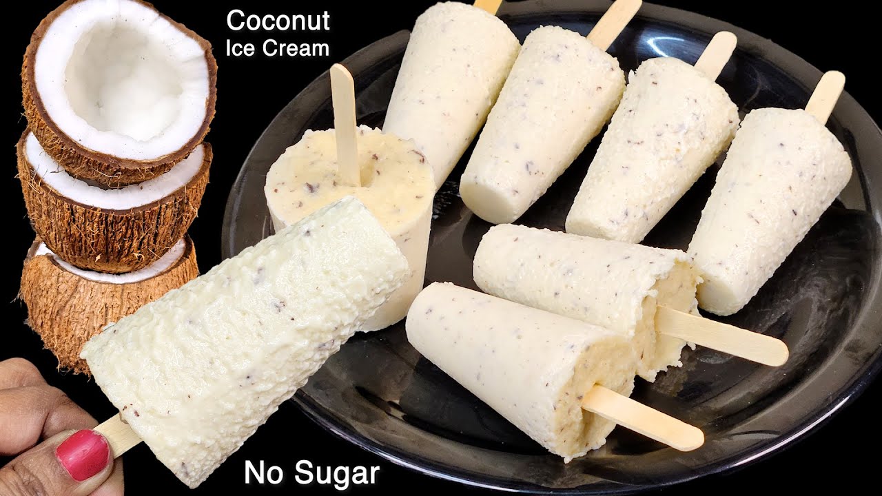 न चीनी न क्रीम झटपट कुल्फी आइसक्रीम घर पे बनाने का सबसे आसान तरीका | Coconut IceCream | Kulfi Recipe