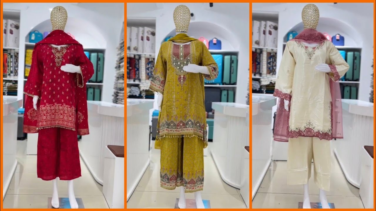 Beautiful Eid Collection 🍁|| Party wear/ Wedding Suits || Pakistani Style Dresses