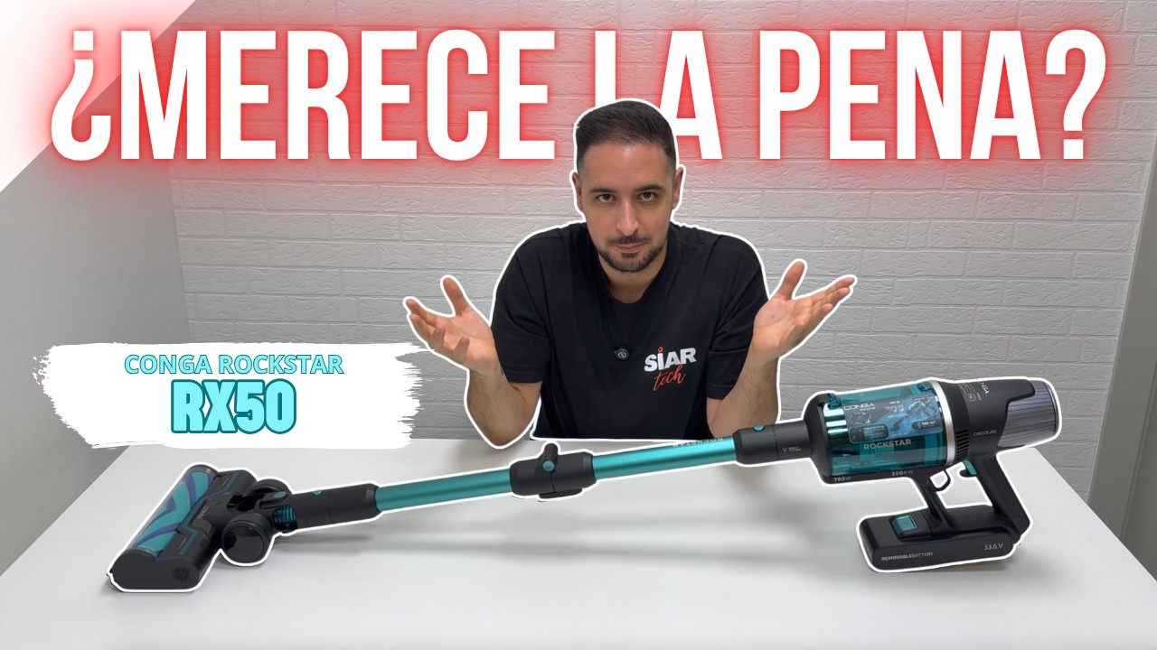 🌪️ CONGA ROCKSTAR RX50: un ASPIRADOR ESCOBA BARATO MUY TOP | Review y opiniones