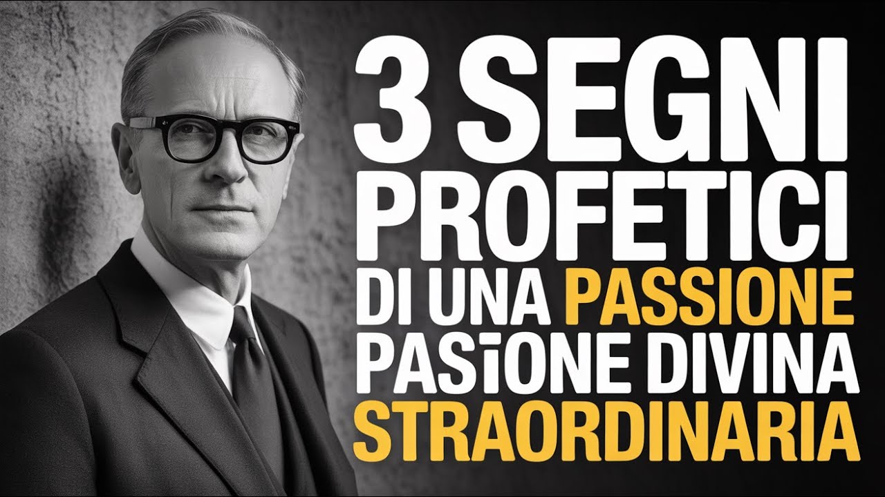 3 RIVELAZIONI PROFETICHE CHE MANIFESTANO LA PASSIONE DIVINA IN UN UOMO MIRACOLOSO