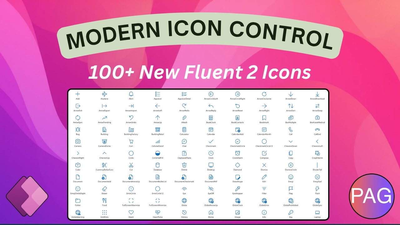 Обновите интерфейс с помощью новых современных значков в Power Apps! | Дизайн Fluent 2