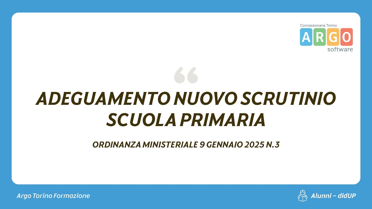 Aggiornamento Argo Alunni DidUp