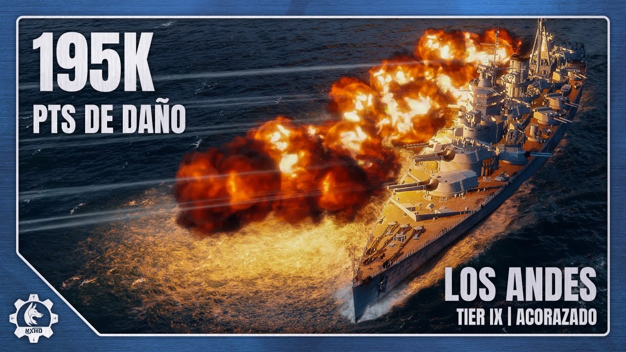 World of Warships // Replay de Los Andes en Espa&ntilde;ol: Fiesta de Secundarias