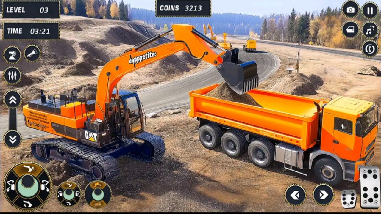 Road Construction Simulator 🚧 | JCB Truck & Loader Game play 