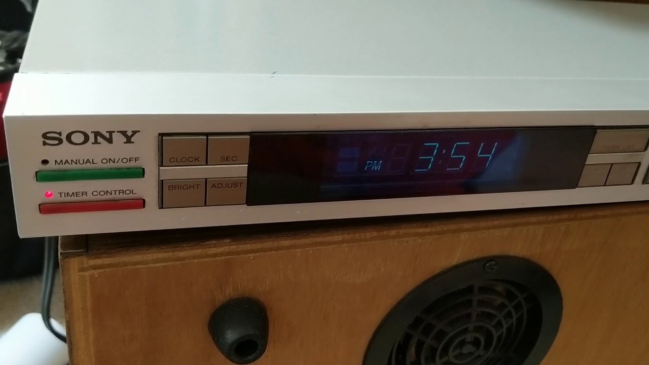 Sony PT D3 Audio Timer