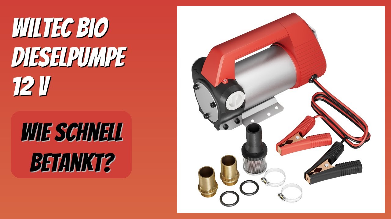 BEWERTUNG (2026): Wiltec Bio Dieselpumpe 12 V. Infos