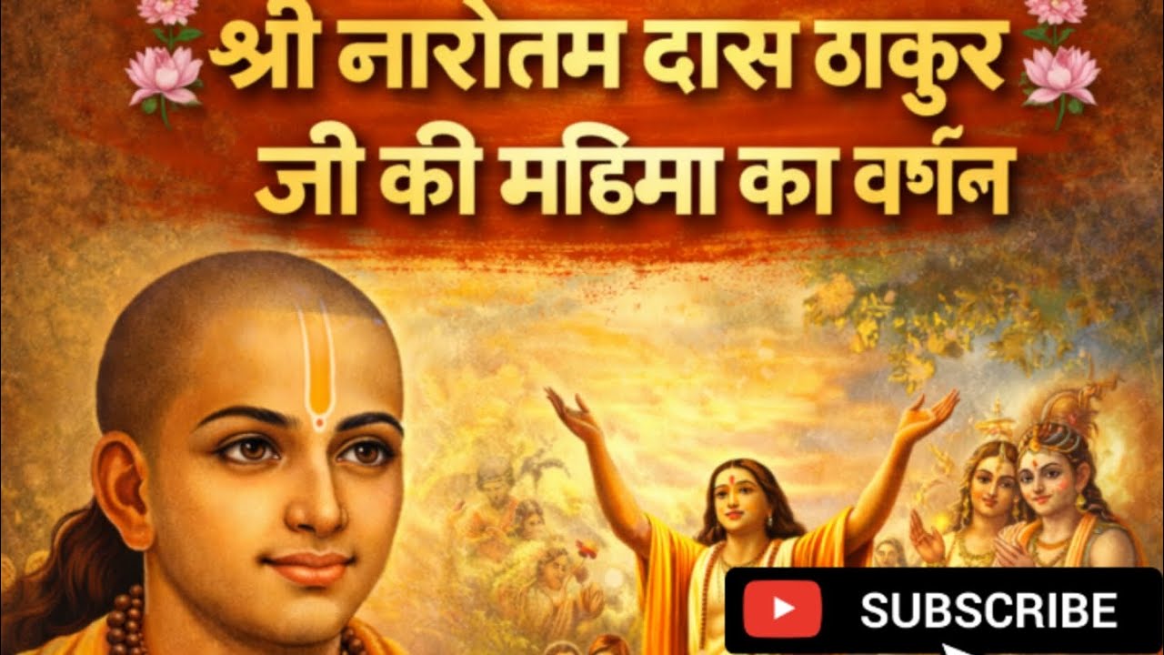 भक्तमाल के सिद्ध संत नारोत्तम दास ठाकुर का पावन चरित्र | अद्भुत प्रेम भक्ति कथा
