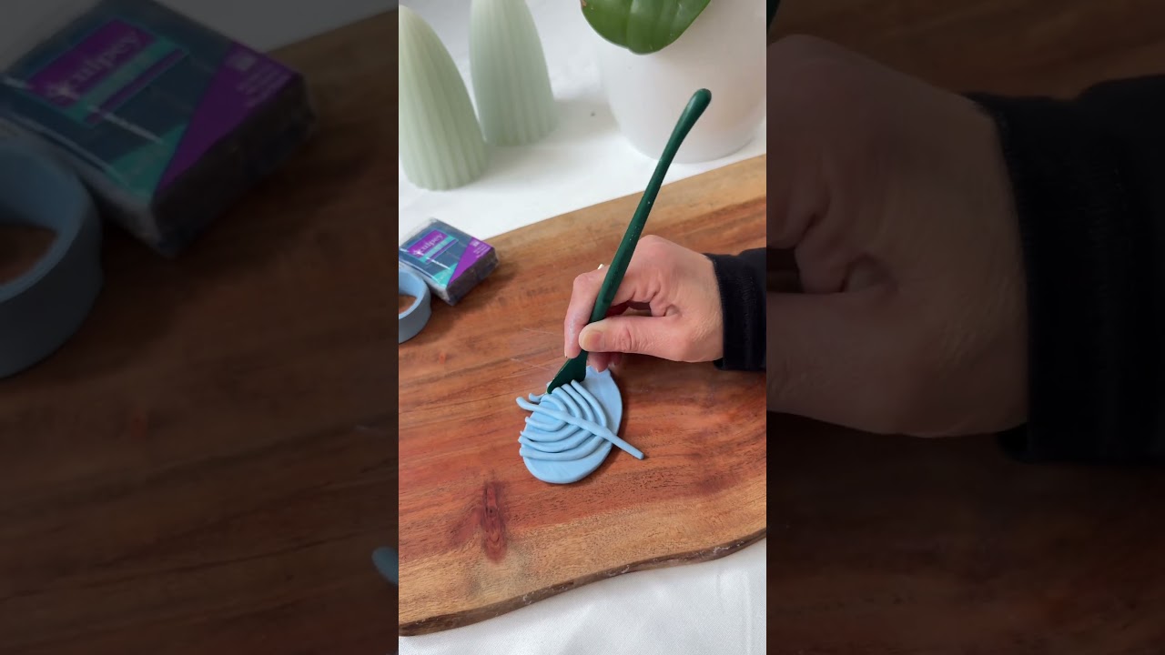 Diy Menorah with Sculpie from ​⁠