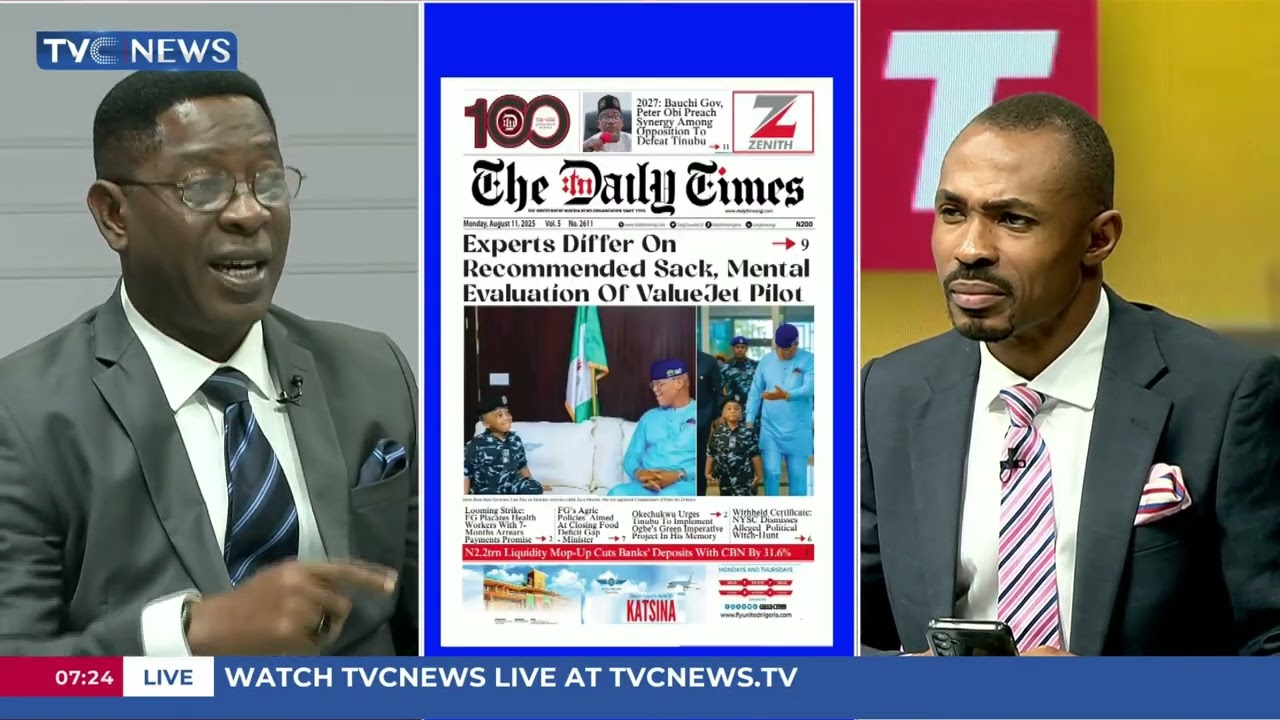 TVCN Newspaper Review: Atiku, Obi Weigh Options, Delay ADC Membership