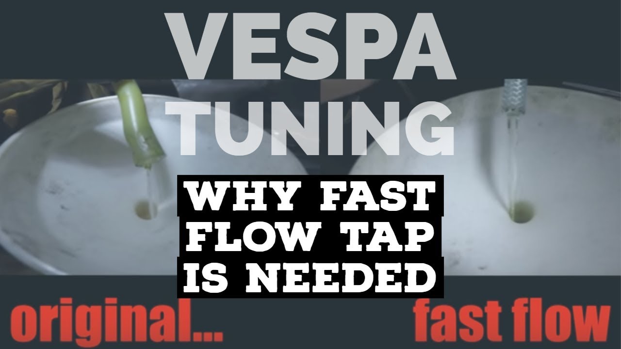 vespa TUNING: why u need a FAST FLOW fuel 4 vespa (pnp) tuning #1/2 / FMPguides
