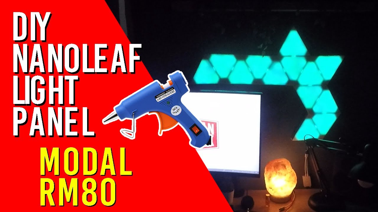 DIY Nanoleaf Light Panels dengan modal bawah RM100 Sahaja
