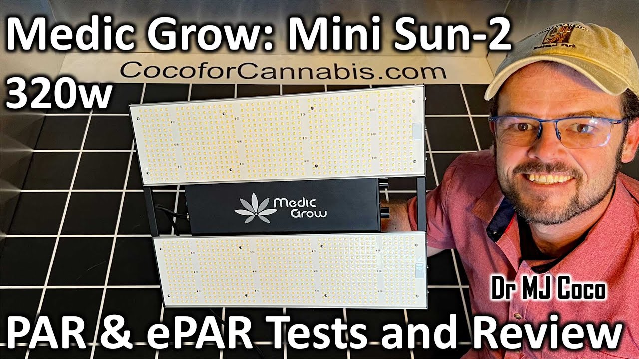 Тесты и обзор Medic Grow Mini Sun-2 320 Вт PAR и ePAR