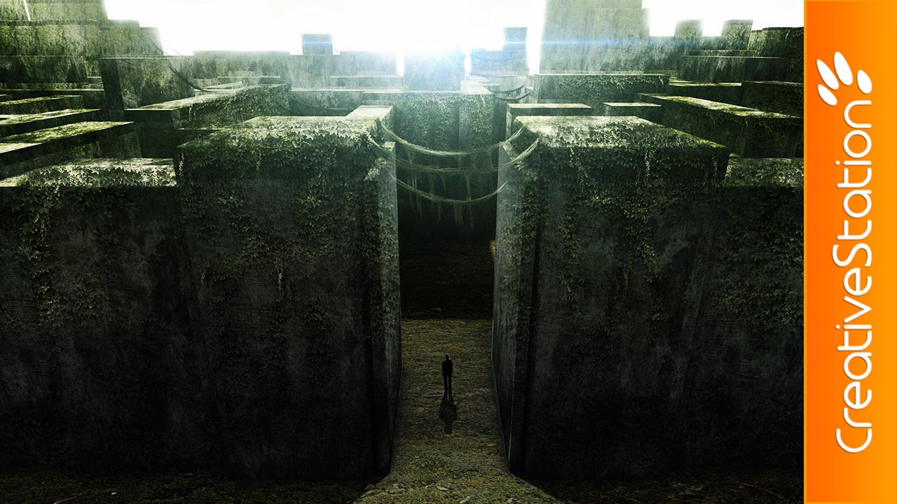 Maze - Speed art (#Cinema4D, #Photoshop) | CreativeStation