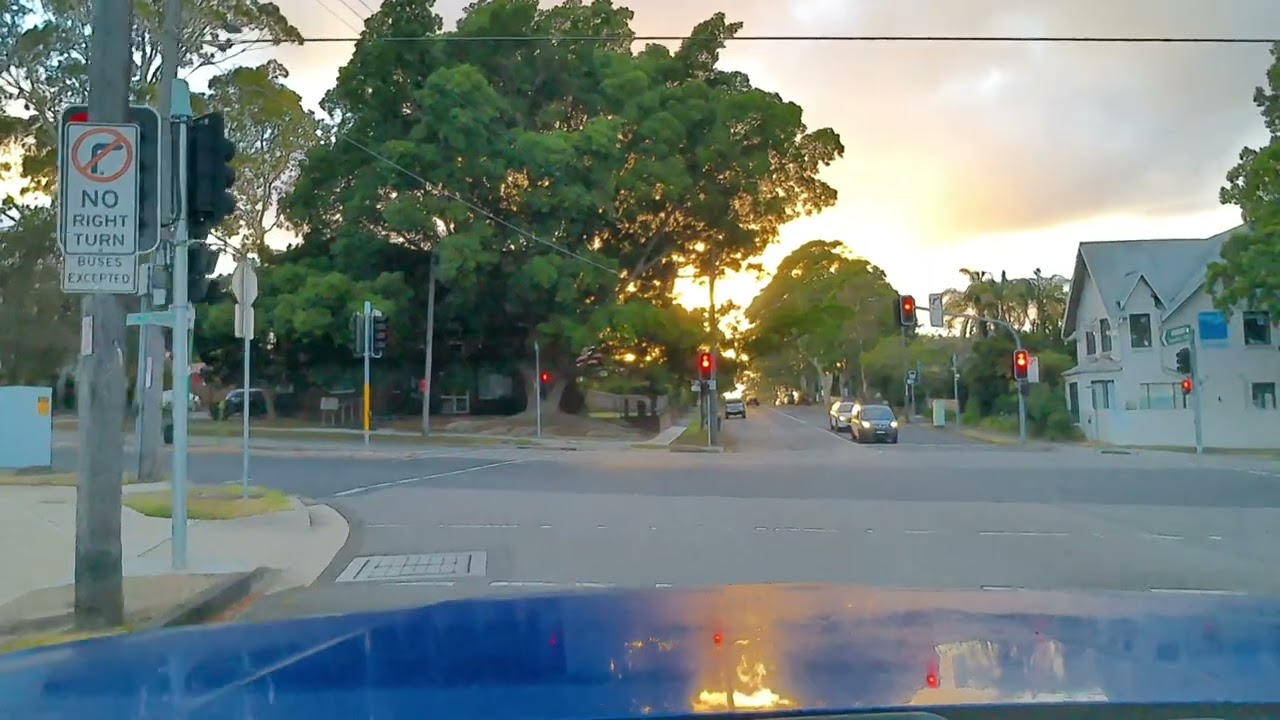POV Drive Sydney 🇦🇺 |Ryde to Double Bay Quiet Holiday Traffic & Sunrise