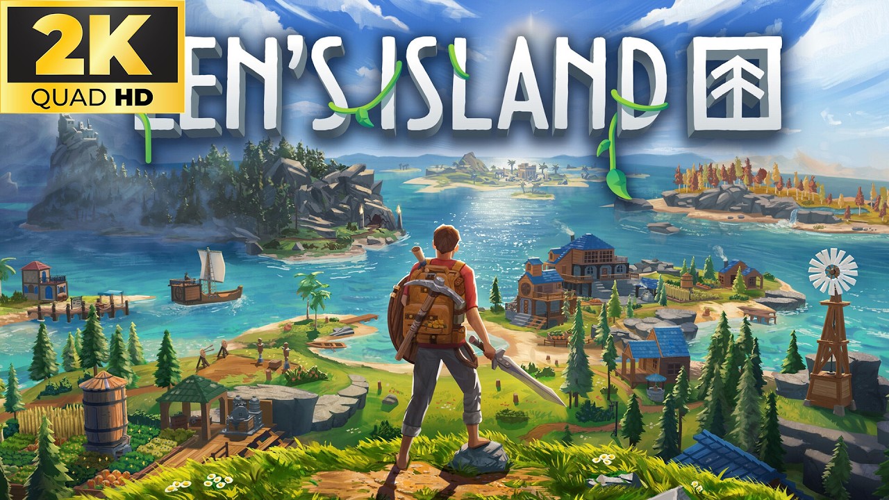 Len's Island Terdampar di Pulau Misterius Hari Ke 2 (2K 60FPS)