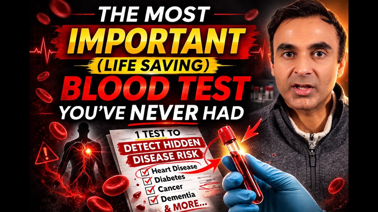 The Most IMPORTANT (Life Saving) BLOOD TEST you&rsquo;ve NEVER had